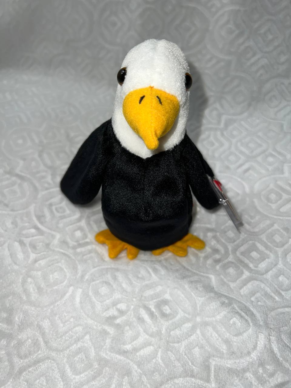 *RARE* MINT 1996 Baldy Beanie Baby With Tag