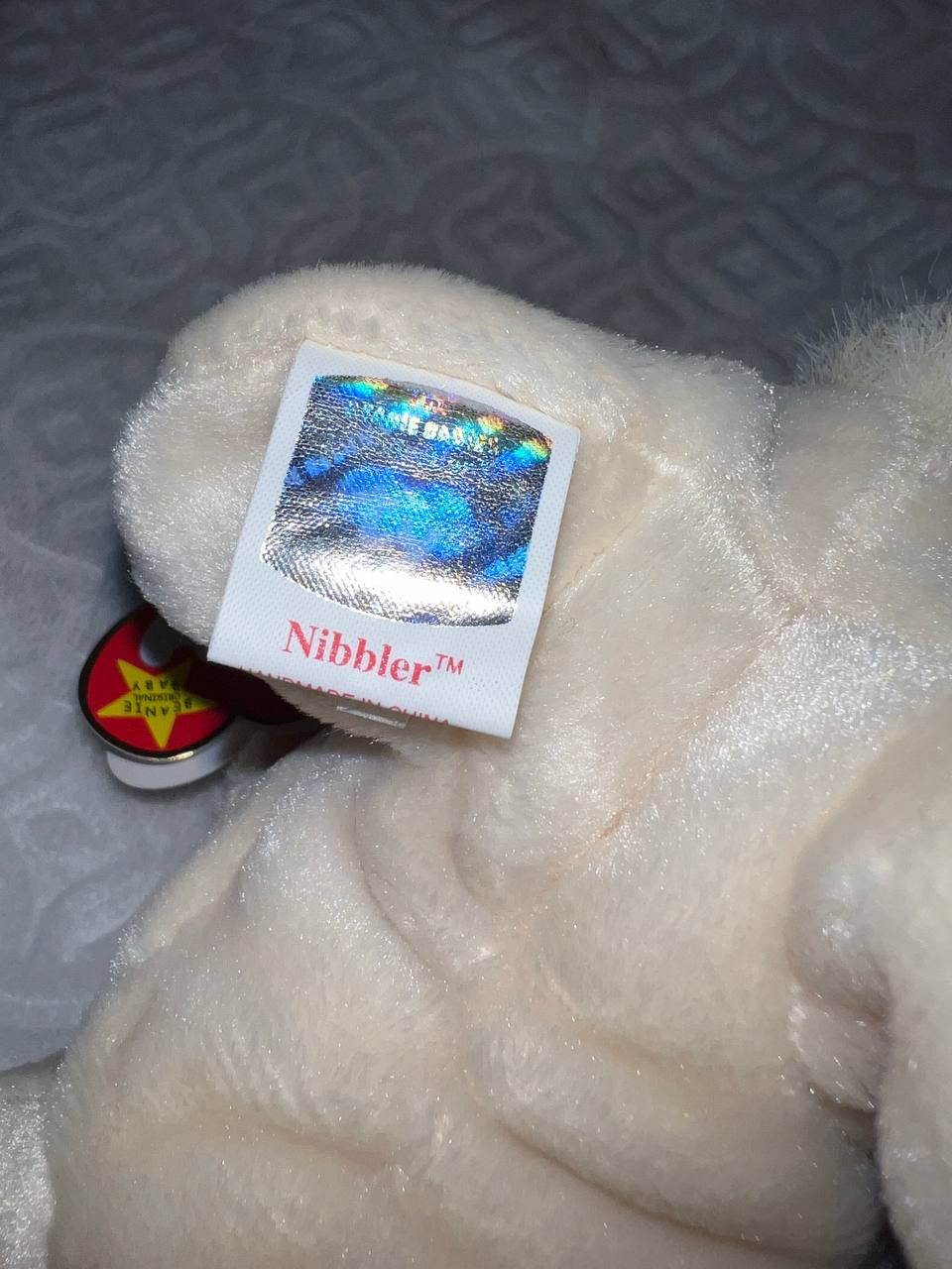 *RARE* MINT Nibbler Beanie Baby 1998 With Tag