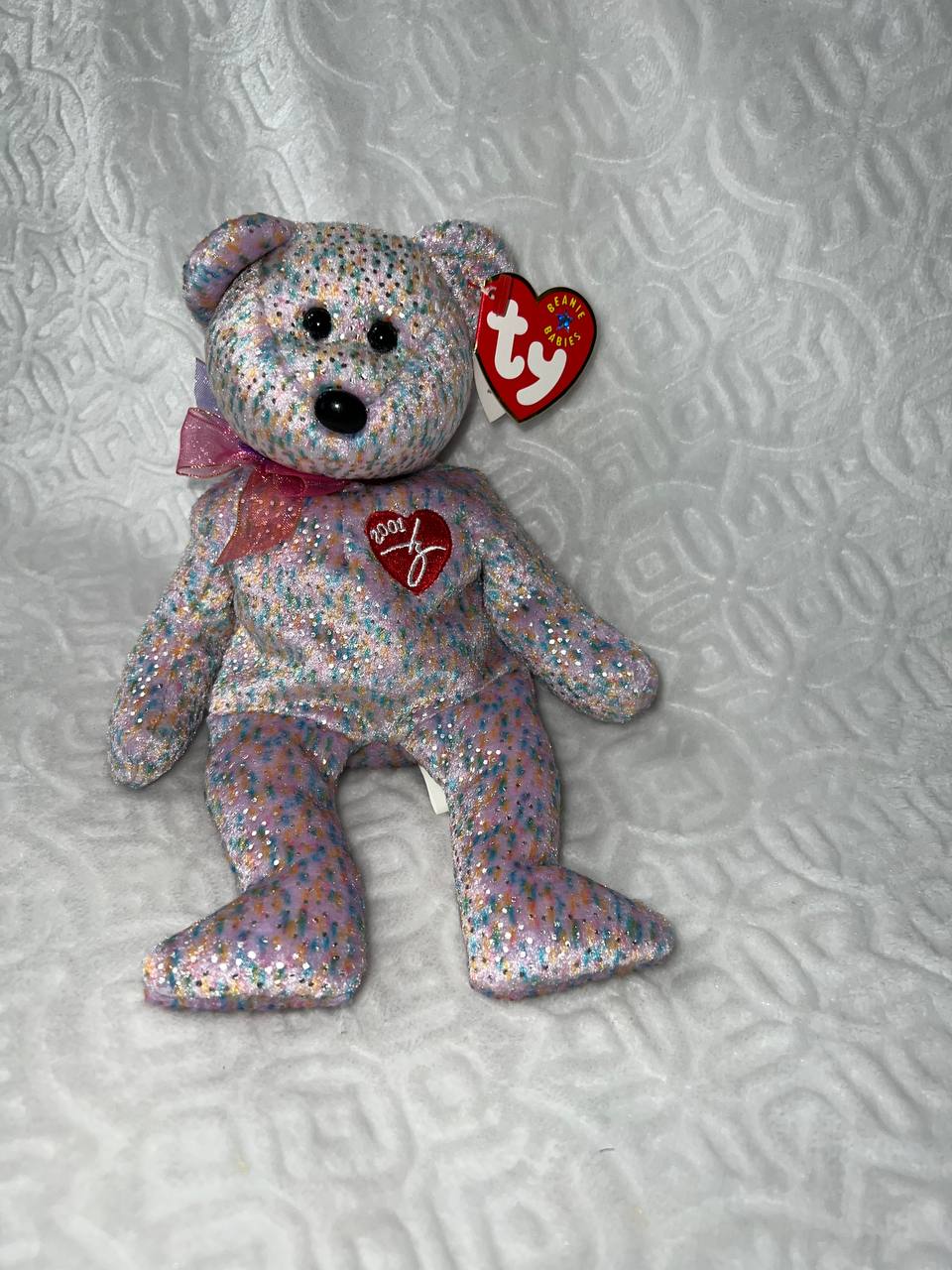 *RARE* MINT Signature Bear Beanie Baby 2001 With Tag