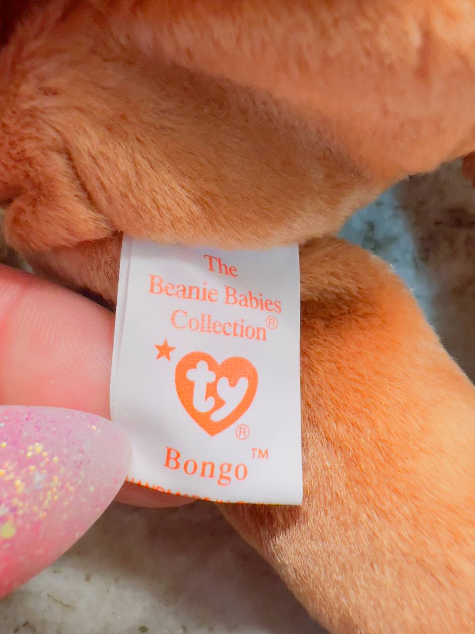 *RARE* MINT Bongo Beanie Baby 1995 With Tag