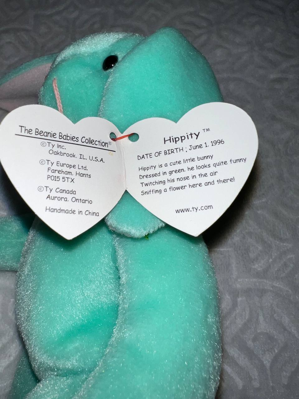 *RARE* MINT Hippity Beanie Baby 1996 With Tag