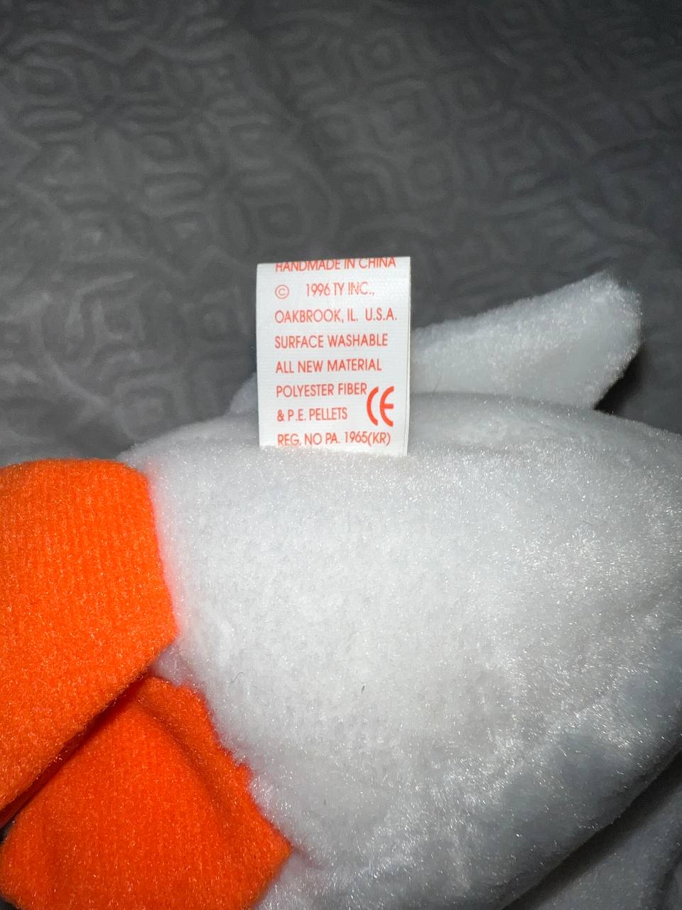 *RARE* MINT Gracie Beanie Baby 1996 With Tag
