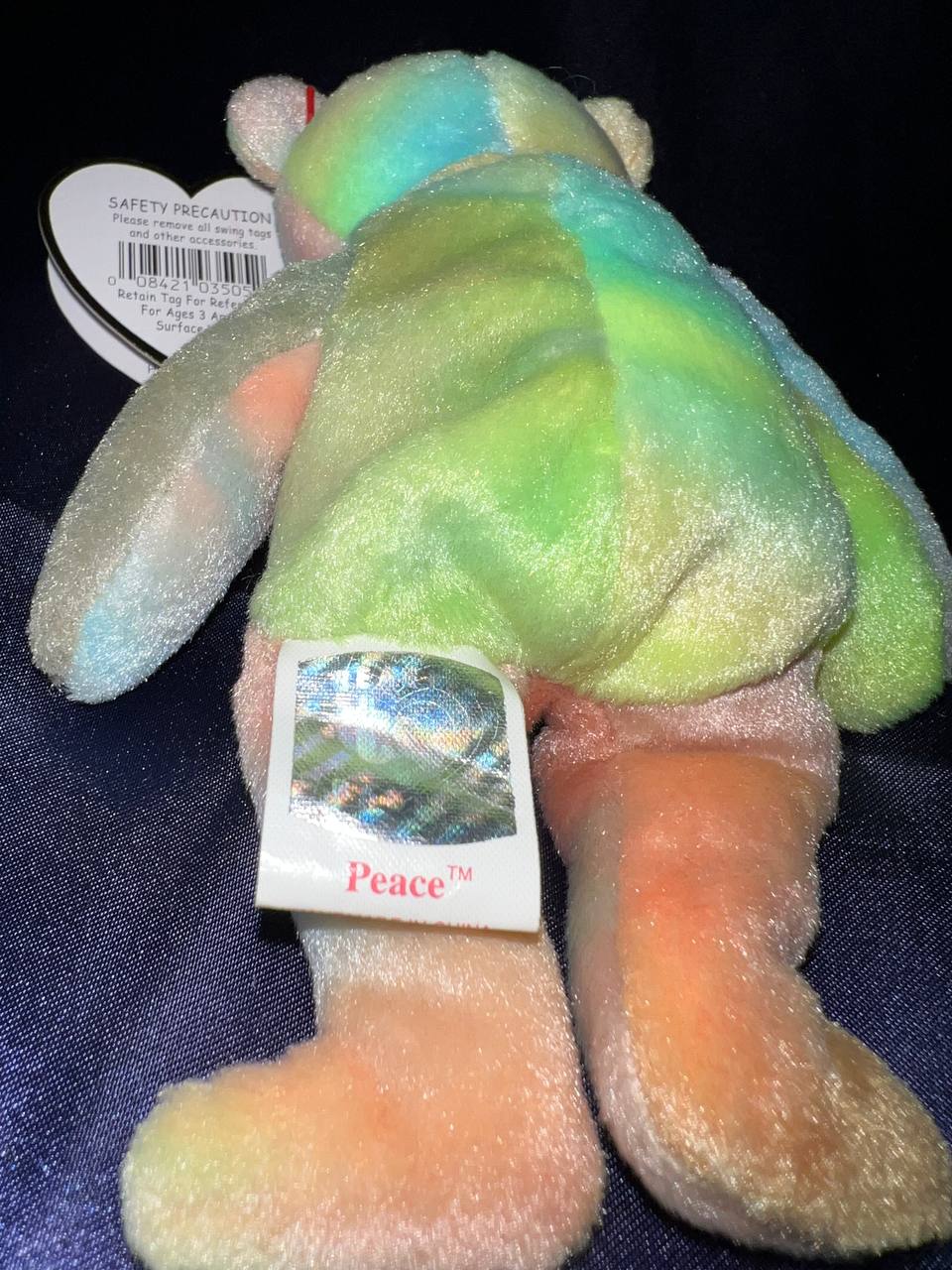 *RARE* MINT Peace Beanie Baby 2001 With Tag