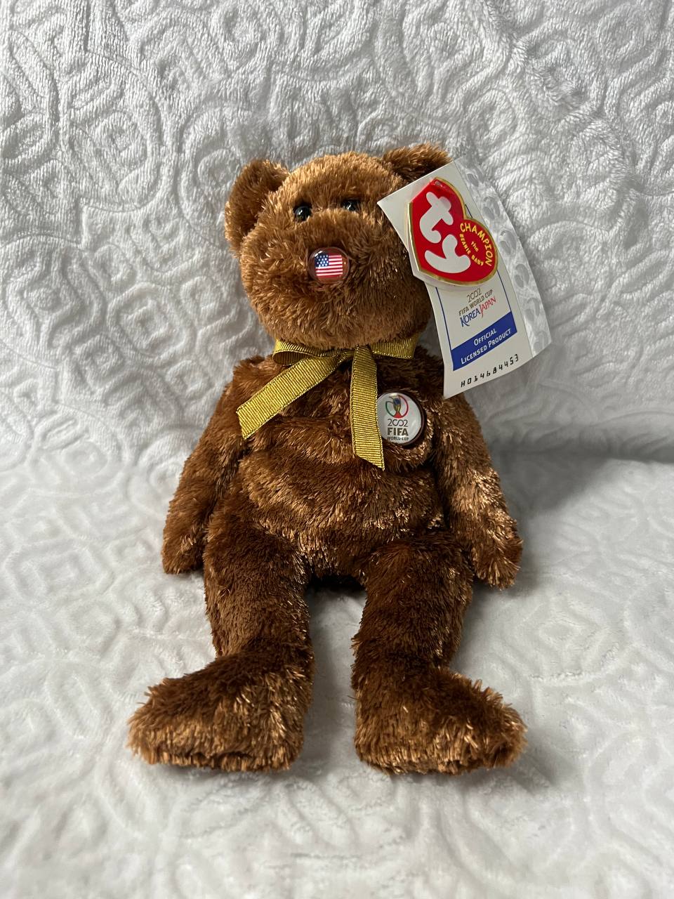 *RARE* MINT Champion Beanie Baby 2002 With Tag